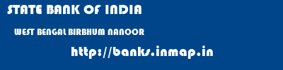 STATE BANK OF INDIA  WEST BENGAL BIRBHUM NANOOR   banks information 